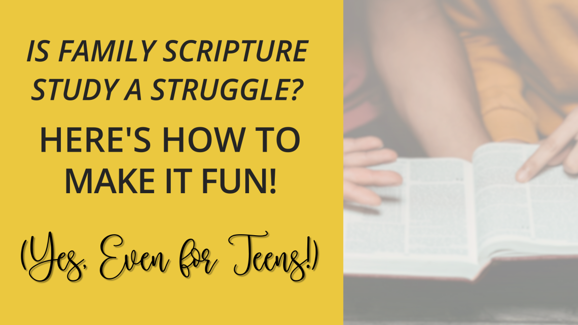 The Cure for the Scripture Study Slump: Creative Ideas to Get Everyone Engaged