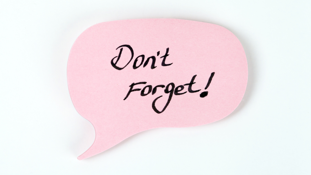 The power of reminders