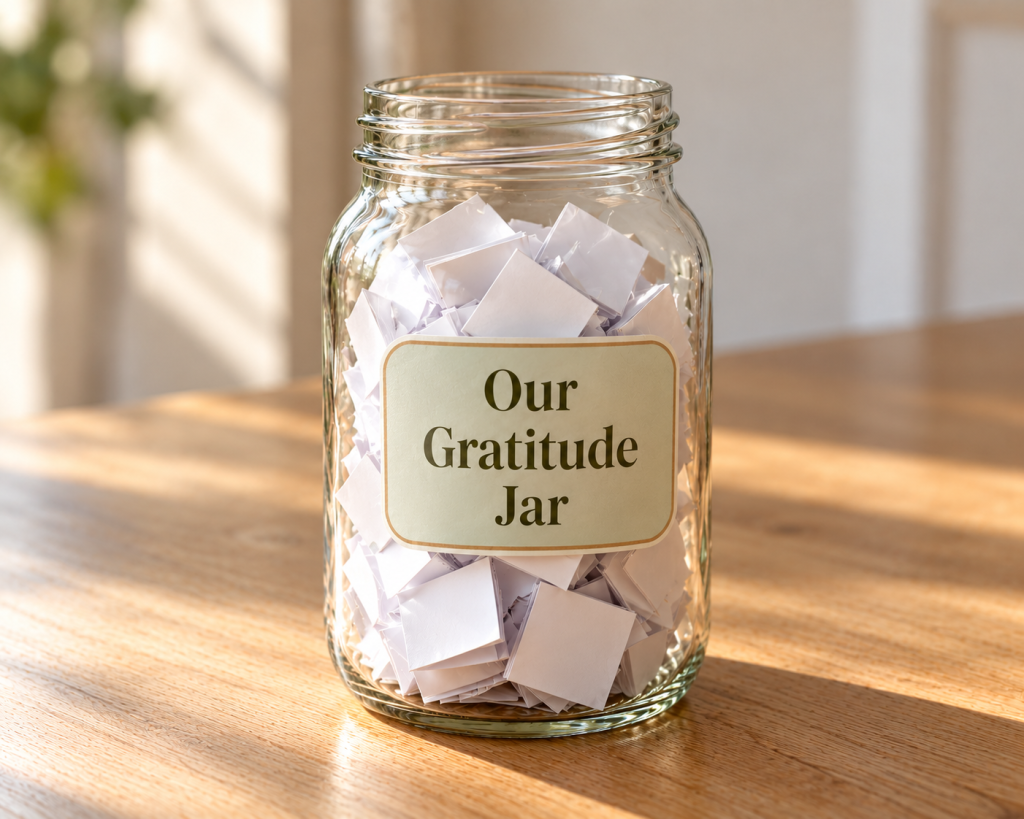 Gratitude Jar Family Gratitude Activity